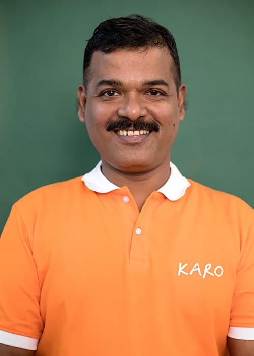 Vinod Yashwant Bharti - Office Caretaker - Karo